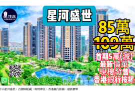 中山星河盛世，首期5万(减)，即买即住，香港银行按揭，最新价单